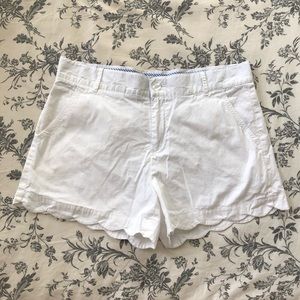 Lauren James Scalloped Shorts